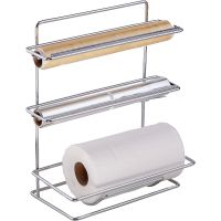 Держатель для бумажных полотенец, фольги и пищевой пленки Tekno-tel MG034 Хром — фото 1, Аксессуары для кухни