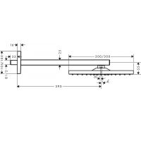 Товар: Верхний душ Hansgrohe Raindance 26238670 Черный матовый - фото 9 Верхний душ Hansgrohe Raindance 26238670 Черный матовый — фото 9, Верхние души