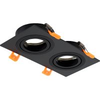 Товар: Встраиваемый светильник Crystal Lux CLT 002C2 BL Черный - фото 2 Встраиваемый светильник Crystal Lux CLT 002C2 BL Черный — фото 2, Точечные светильники