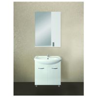 Тумба под раковину 1MarKa Вита 65Н Белая глянцевая — фото 2, Тумбы под раковину