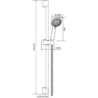 Товар: Душевой гарнитур Orange O-Shower OS801cr Хром - фото 4 Душевой гарнитур Orange O-Shower OS801cr Хром — фото 4, Душевые гарнитуры