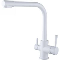 Смеситель для кухни Kaiser Merkur 26044-10 Белый глянцевый — фото 1, Смесители