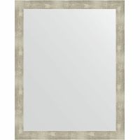 Зеркало Evoform Definite 94х74 в багетной раме - Алюминий 61 мм арт-BY 3268 — фото 1, Зеркала в ванную комнату