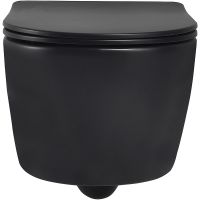 Унитаз Abber Bequem AC1104MB подвесной Черный матовый с сиденьем Микролифт — фото 3, Унитазы