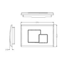 Клавиша смыва WeltWasser WW Marberg 507 SE GL-WT 10000010237 Белая глянцевая — фото 2, Кнопки смыва