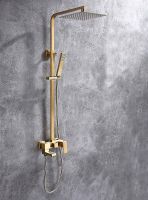 Душевая система Abber Daheim AF8216G Золото матовое — фото 2, Душевое оборудование. Душевая программа