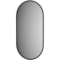 Зеркало Evoform Colora 80х40 BY 0462 с окантовкой - Черный цвет — фото 1, Мебель для ванной