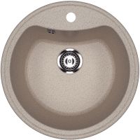 Кухонная мойка Ulgran Classic U-601-302 Песочная — фото 1, Кухонные мойки