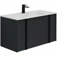 Тумба под раковину Allen Brau Reality 90 1.32006.AM подвесная Антрацит матовый — фото 5, Тумбы под раковину