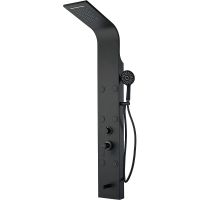 Душевая панель Aquanet Galaxy Black AP40-05 237440 Черный матовый — фото 1, Душевые панели