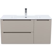 Тумба с раковиной Iddis Edifice 100 EDI10C0i95K подвесная Капучино — фото 1, Мебель для ванной