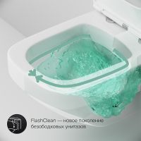 Унитаз AM.PM Inspire V2.0 C50A1700SC подвесной с сиденьем Микролифт — фото 11, Подвесные унитазы