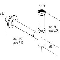 Товар: Сифон для раковины Migliore Ricambi 17920 Хром - фото 2 Сифон для раковины Migliore Ricambi 17920 Хром — фото 2, Сифоны для раковины