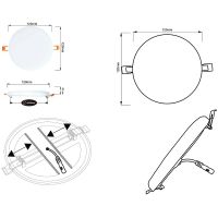 Встраиваемый светильник Artelamp Prior A7982PL-1WH Белый — фото 6, Точечные светильники