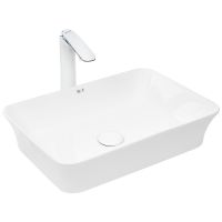 Раковина-чаша WeltWasser Elbach 2261 49 10000004560 Белый глянец — фото 1, Раковины накладные