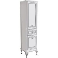 Шкаф пенал Caprigo Fresco 42 R 10650R-В016 Белый матовый — фото 1, Пеналы для ванной комнаты