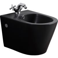 Биде Timo Inari TK-504MB подвесное Черное матовое — фото 1, Биде подвесные