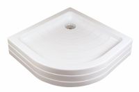 Акриловый поддон для душа Ravak Kaskada/Ronda EX 90х90 A207001320 Белый — фото 1, Акриловые душевые поддоны