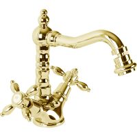 Смеситель для биде Cezares Nostalgia-BS2-03/24 Золото 24 карат — фото 1, Смесители для биде