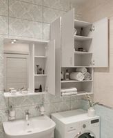 Подвесной шкаф DIWO Суздаль 60 СО-Су08060-01По Белый — фото 4, Мебель для ванной