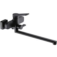 Смеситель для ванны Frap H62 F2262 универсальный Черный матовый — фото 1, Смеситель для ванны