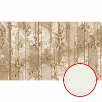 Фреска Ortograf Misto 33991 Фактура флок FLK Флизелин (4,7*2,7) Бежевый, Абстракция — фото 1, Фрески