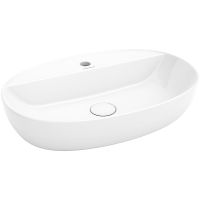 Раковина Kerama Marazzi Plaza 60 PLR.wb.60.1 Белая глянцевая — фото 1, Раковины накладные