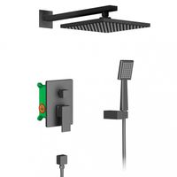 Душевая система Timo Selene SX-2069/03SM Черный — фото 1, Душевые стойки