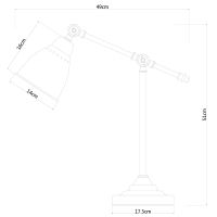 Товар: Настольная лампа Artelamp Braccio A2054LT-1BK Черная - фото 2 Настольная лампа Artelamp Braccio A2054LT-1BK Черная — фото 2, Настольные лампы