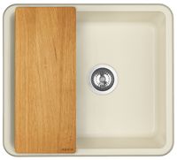 Кухонная мойка Aquaton Беллис 57 1A724932BS240 Жемчуг — фото 3, Кухонные мойки