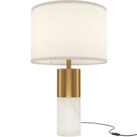Настольная лампа Maytoni Table Floor Bianco Z030TL-01BS Белая Латунь — фото 1, товары