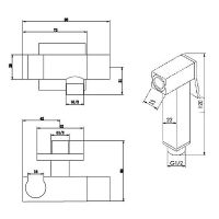 Товар: Гигиенический душ с запорным вентилем Cezares Czr CZR-L-DIF-02 Бронза - фото 5 Гигиенический душ с запорным вентилем Cezares Czr CZR-L-DIF-02 Бронза — фото 5, Душевое оборудование. Душевая программа