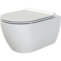 Унитаз биде Boheme Bianca 963-SET-2-W подвесной Белый глянец с сиденьем Микролифт — фото 1, Унитазы