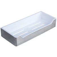 Полка корзина Fixsen Hotel FX-31003C Белый, хром — фото 1, Полки для ванной и душа