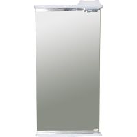 Зеркало Misty Магнолия 40 Э-Маг02040-01Св с подсветкой Белое глянцевое — фото 2, Мебель для ванной