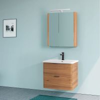 Товар: Тумба с раковиной Veedi Wooden 80 14000018 подвесная Орех - фото 9 Тумба с раковиной Veedi Wooden 80 14000018 подвесная Орех — фото 9, Мебель для ванной