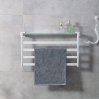 Товар: Электрический полотенцесушитель Black&White Universe N-333W 58х35 333WN с полкой Белый матовый - фото 2 Электрический полотенцесушитель Black&White Universe N-333W 58х35 333WN с полкой Белый матовый — фото 2, Электрические полотенцесушители