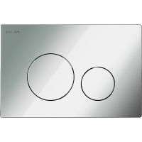 Клавиша смыва AM.PM Pro L I049051 Хром глянцевый — фото 1, Кнопки смыва