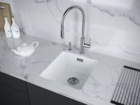 Товар: Кухонная мойка Paulmark Lumi 41 UNI LU41-WH Белая - фото 3 Кухонная мойка Paulmark Lumi 41 UNI LU41-WH Белая — фото 3, Кухонные мойки