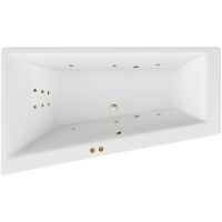 Акриловая ванна Excellent Sfera 170x100 L WAEX.SFL17.LINE.BR с гидромассажем — фото 1, Ванны