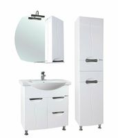 Товар: Шкаф пенал Bellezza Глория 40 R 4629505711011 Белый - фото 3 Шкаф пенал Bellezza Глория 40 R 4629505711011 Белый — фото 3, Мебель для ванной