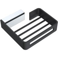 Держатель для губки Boheme Q 10959-CR-B Черный Хром — фото 1, Аксессуары для ванной