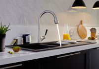 Товар: Смеситель для кухни Jacob Delafon Malleco E562-VS Матовая сталь - фото 2 Смеситель для кухни Jacob Delafon Malleco E562-VS Матовая сталь — фото 2, Смесители для кухни