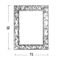Зеркало Boheme NeoArt 75 514 Бронза — фото 2, Мебель для ванной