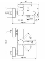 Товар: Смеситель для ванны Ideal Standard Ceraline BC199XG Черный шелк - фото 7 Смеситель для ванны Ideal Standard Ceraline BC199XG Черный шелк — фото 7, Смесители