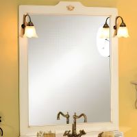 Зеркало Cezares Alicante 80 AL.SP.403 Decorato Celeste Crema — фото 1, Зеркала в ванную комнату