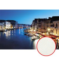 Фреска Ortograf Венеция 4554 Фактура флок FLK Флизелин (4*2,7) Бежевый/Синий, Город — фото 1, Фрески