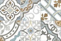 Керамическая плитка GlobalTile Emotion пэчворк настенная 27х40 см арт-9EM0139TG — фото 4, Керамическая плитка