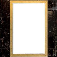 Зеркало Boheme Armadi Art Lucido 70 567-Foil с подсветкой Поталь — фото 1, Мебель для ванной