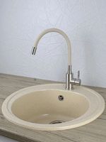 Смеситель для кухни Viko Нержавеющая сталь Бежевый арт-V-4438 — фото 2, Смесители для кухни